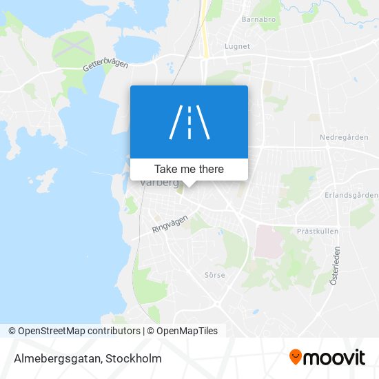 Almebergsgatan map