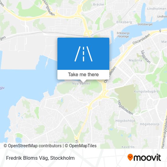 Fredrik Bloms Väg map