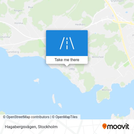 Hagabergsvägen map