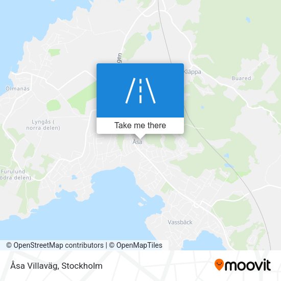 Åsa Villaväg map