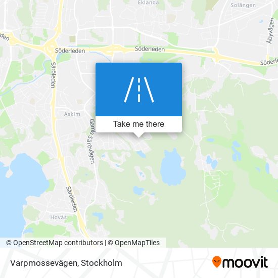 Varpmossevägen map