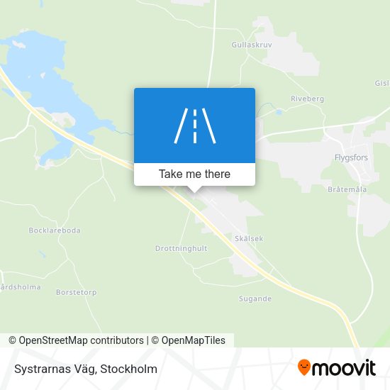 Systrarnas Väg map