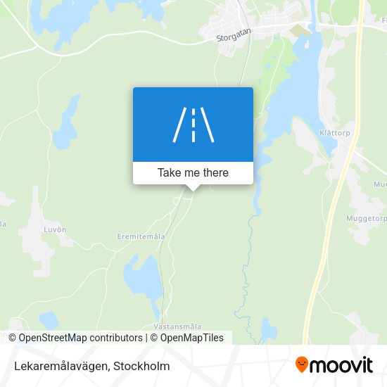 Lekaremålavägen map