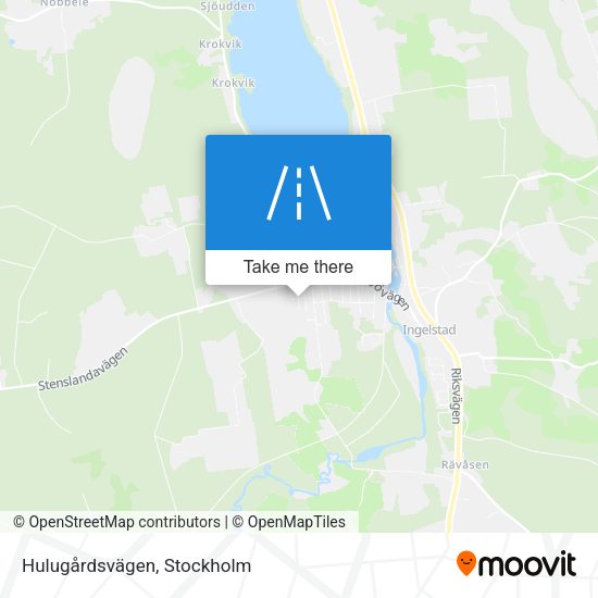 Hulugårdsvägen map