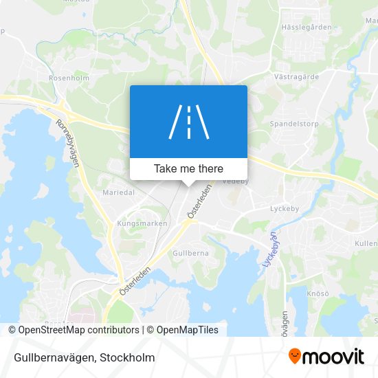 Gullbernavägen map
