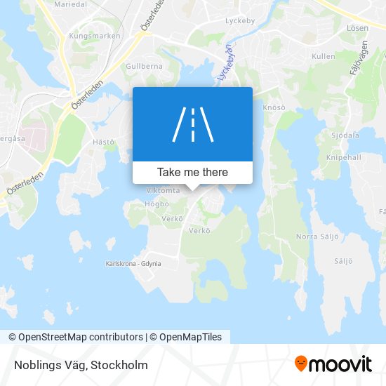 Noblings Väg map