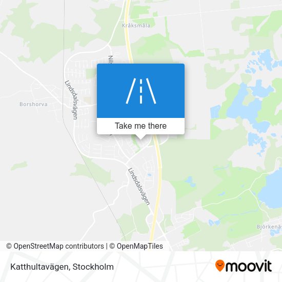 Katthultavägen map