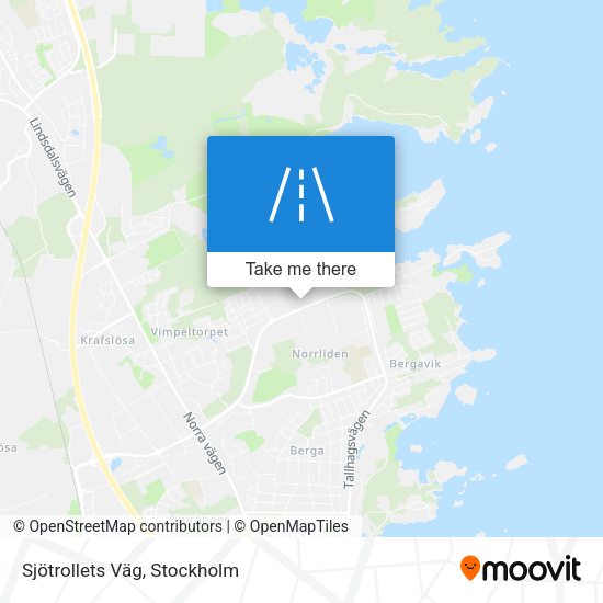 Sjötrollets Väg map