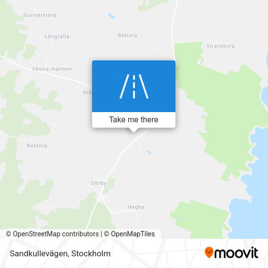 Sandkullevägen map