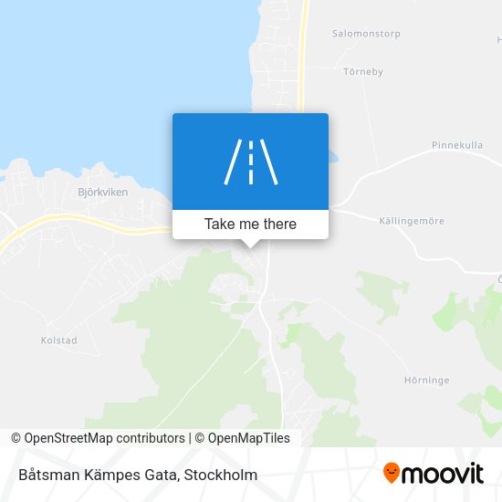 Båtsman Kämpes Gata map