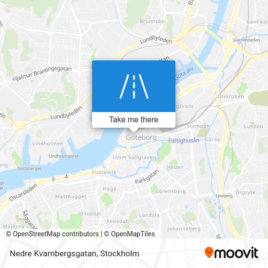 Nedre Kvarnbergsgatan map