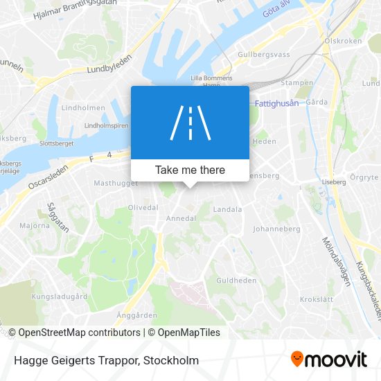 Hagge Geigerts Trappor map