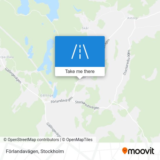 Förlandavägen map