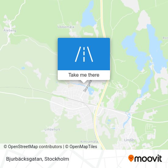 Bjurbäcksgatan map