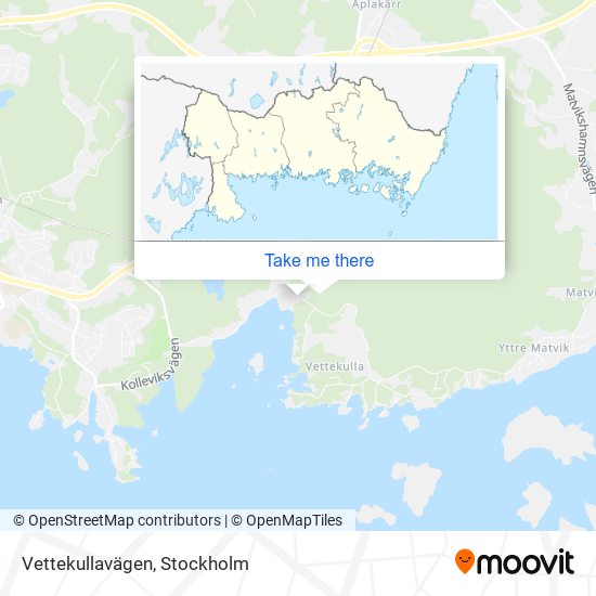 Vettekullavägen map