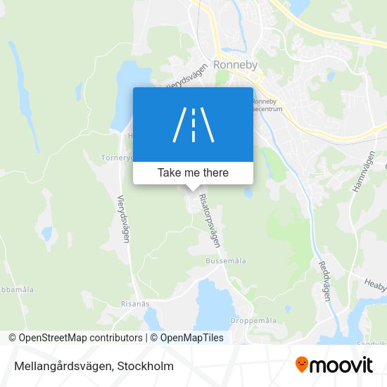 Mellangårdsvägen map