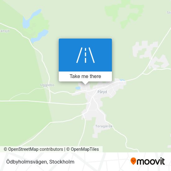 Ödbyholmsvägen map
