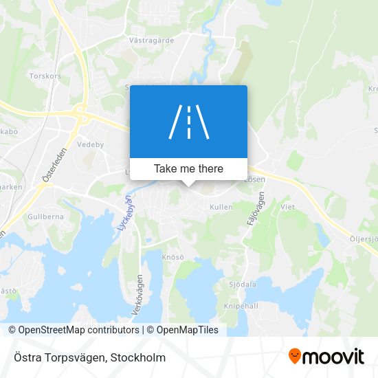 Östra Torpsvägen map
