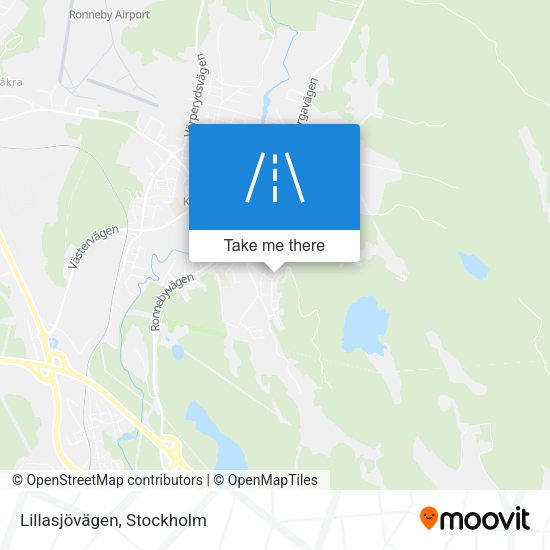 Lillasjövägen map