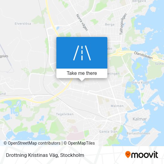 Drottning Kristinas Väg map