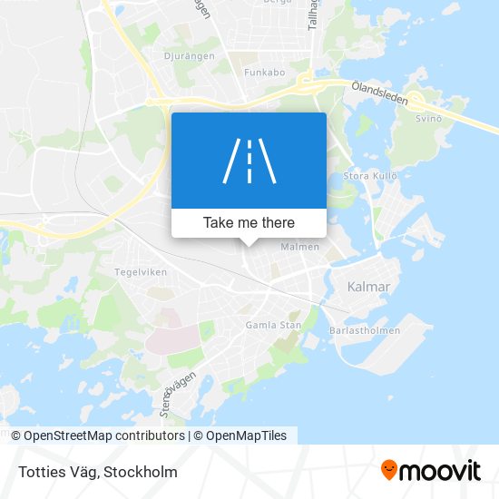 Totties Väg map