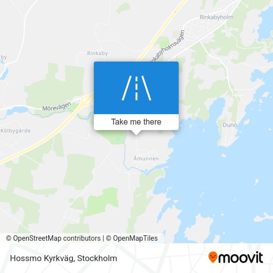 Hossmo Kyrkväg map