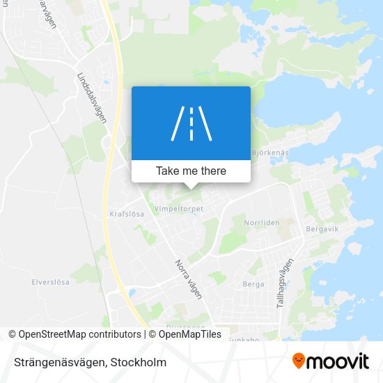 Strängenäsvägen map