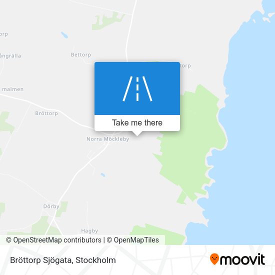 Bröttorp Sjögata map
