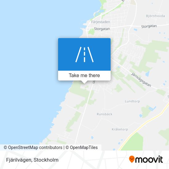 Fjärilvägen map