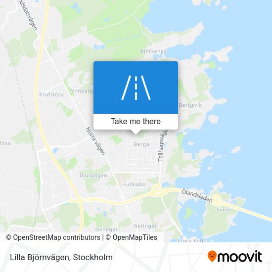 Lilla Björnvägen map