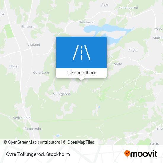 Övre Tollungeröd map
