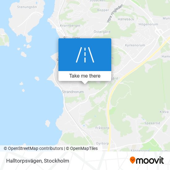 Halltorpsvägen map