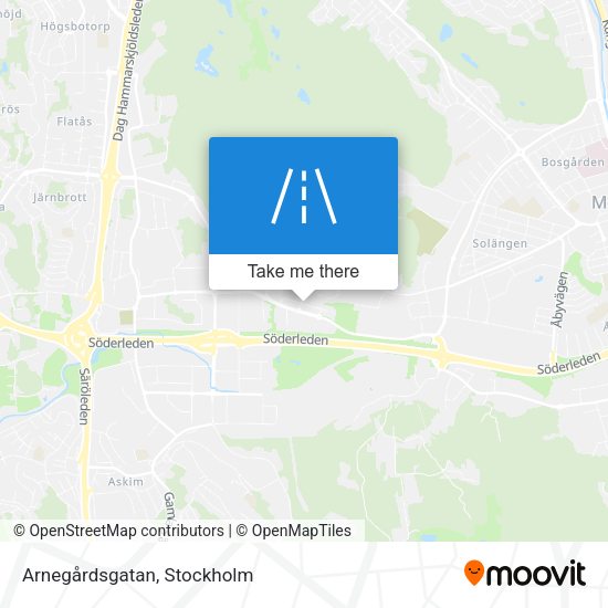 Arnegårdsgatan map