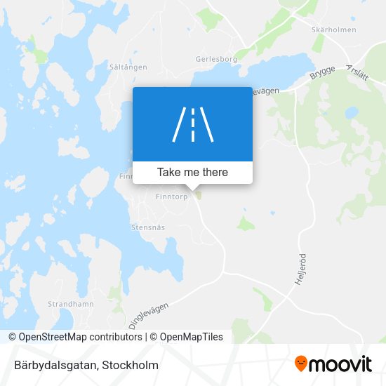 Bärbydalsgatan map