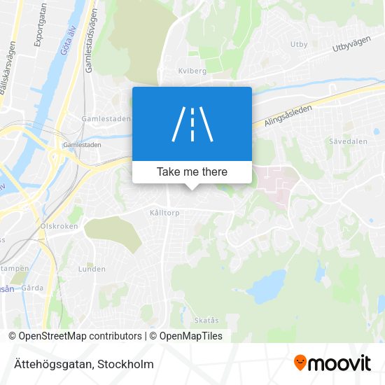 Ättehögsgatan map