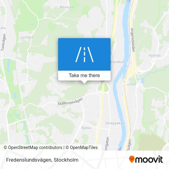 Fredenslundsvägen map