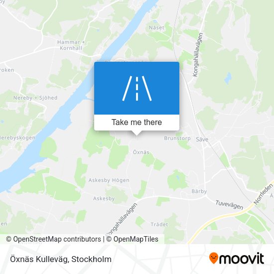 Öxnäs Kulleväg map