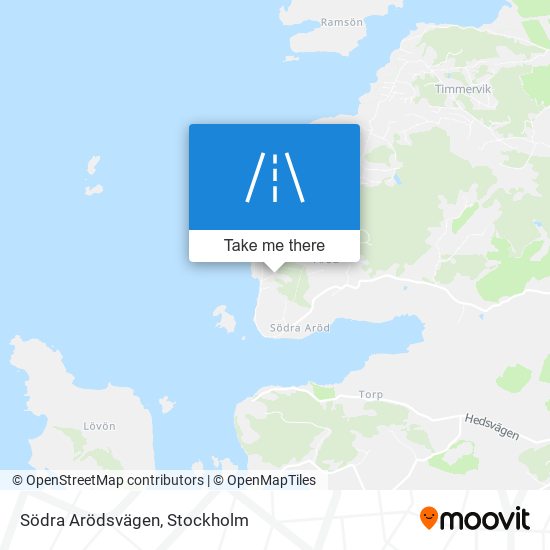 Södra Arödsvägen map