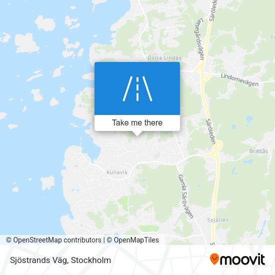 Sjöstrands Väg map