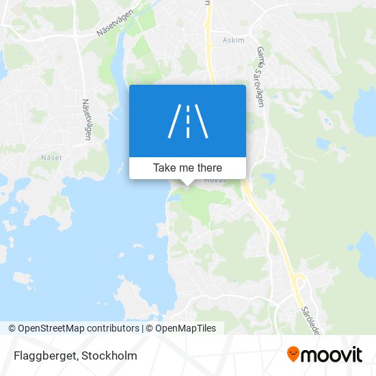 Flaggberget map