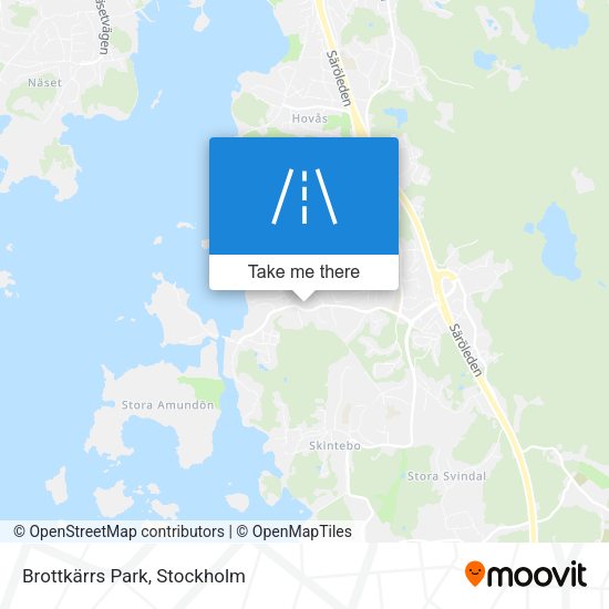 Brottkärrs Park map