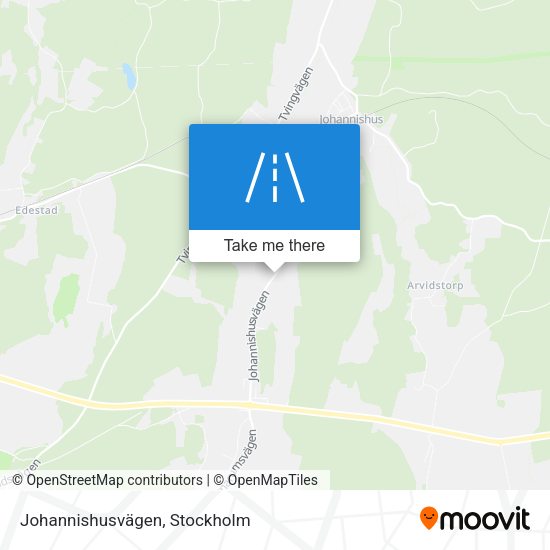 Johannishusvägen map