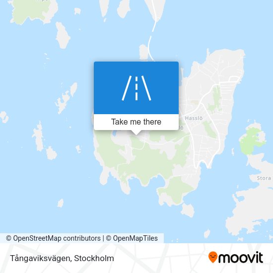 Tångaviksvägen map