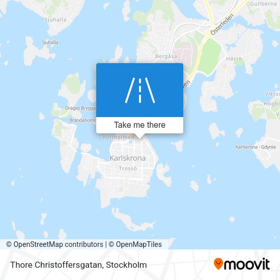 Thore Christoffersgatan map