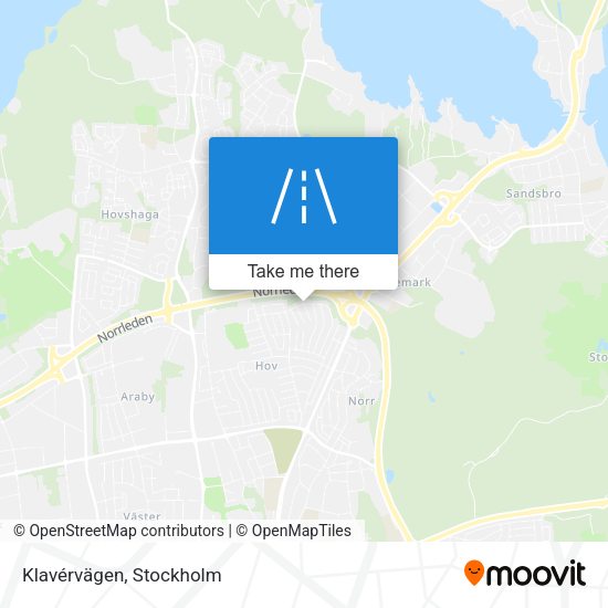 Klavérvägen map