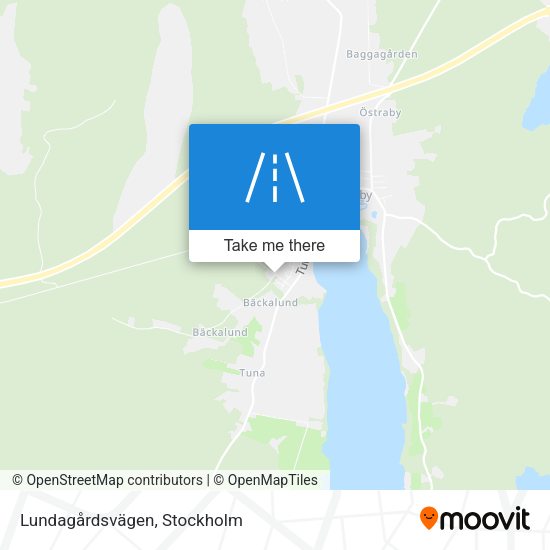 Lundagårdsvägen map