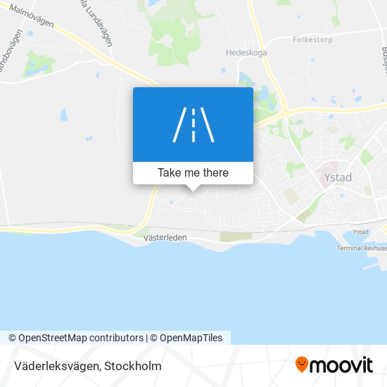 Väderleksvägen map