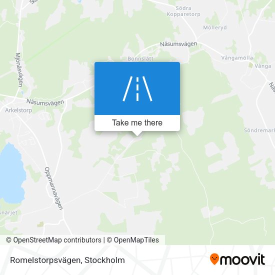 Romelstorpsvägen map