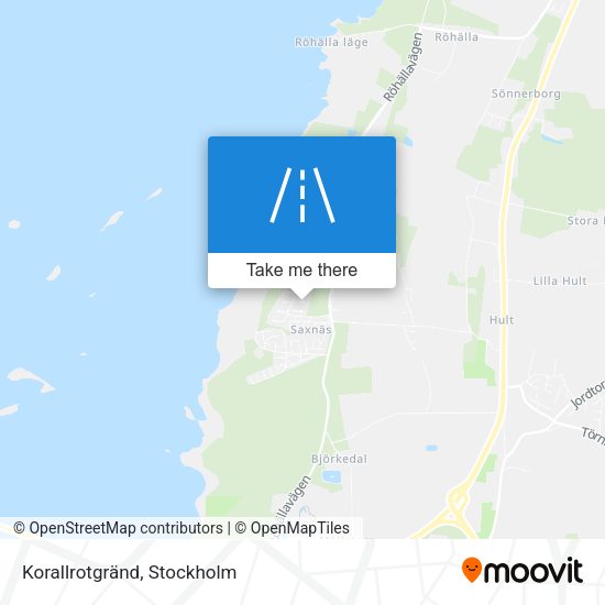 Korallrotgränd map