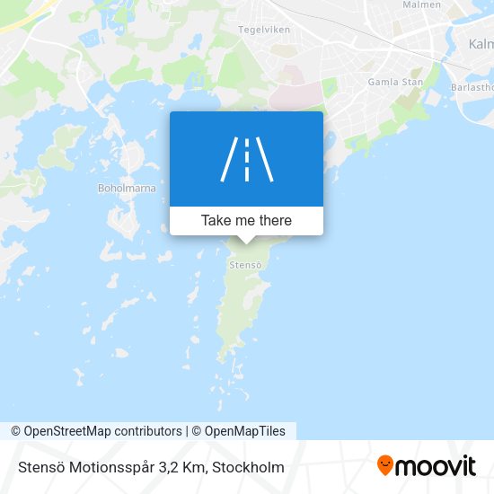 Stensö Motionsspår 3,2 Km map